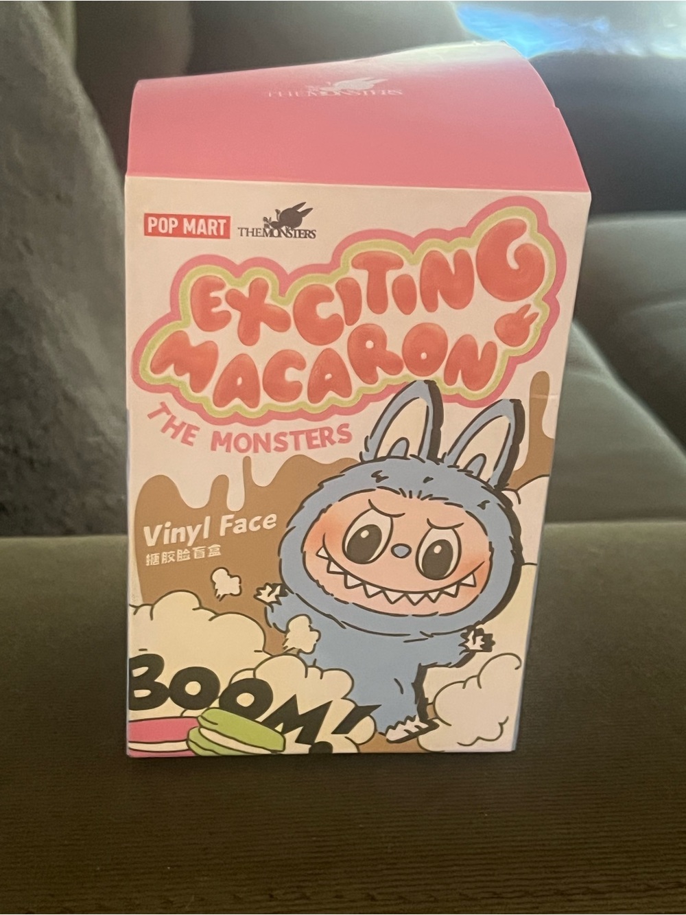 Labubu - Exciting Macaron The Monsters Vinyl Face Figurine - Pink & Blue